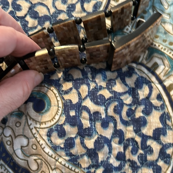 Vintage abalone shell belt xs- medium 34 total length - Picture 9 of 10